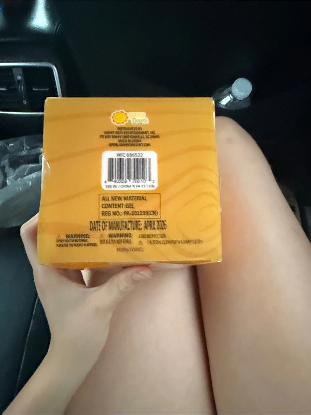 Squeeze Cheese Squishy Toy by Squeeze - Bright Yellow